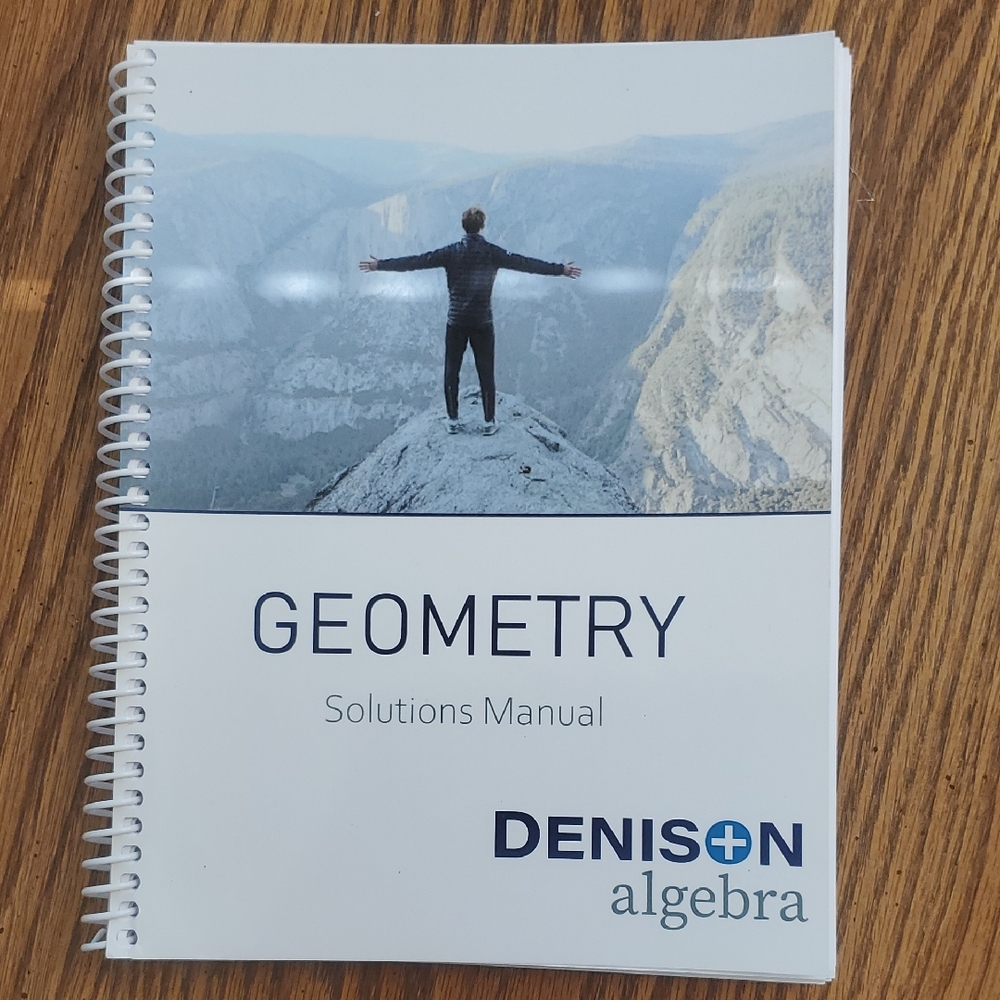 Denison Algebra Geometry Solutions Manual